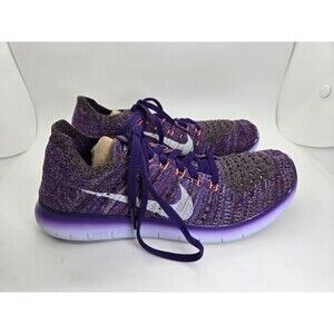 Nike Free RN Flyknit Shoes Women's 6 Grand Purple Running Athletic Gym Sneakers